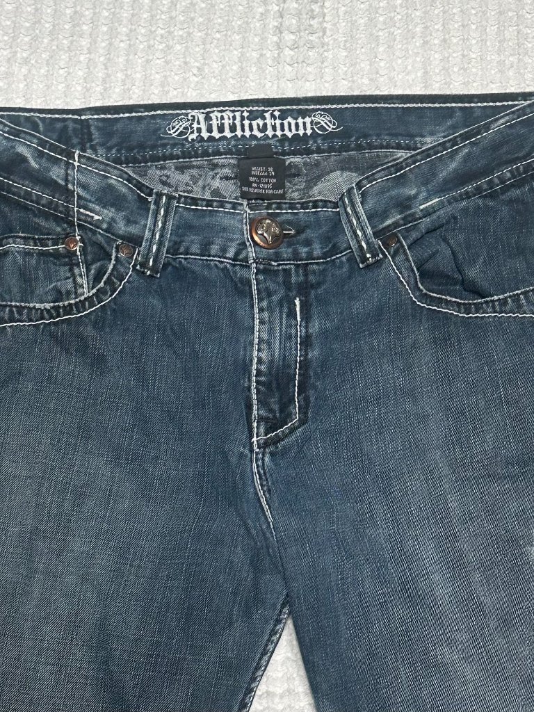 Vintage Y2k Affliction Jeans — image 3 of 5